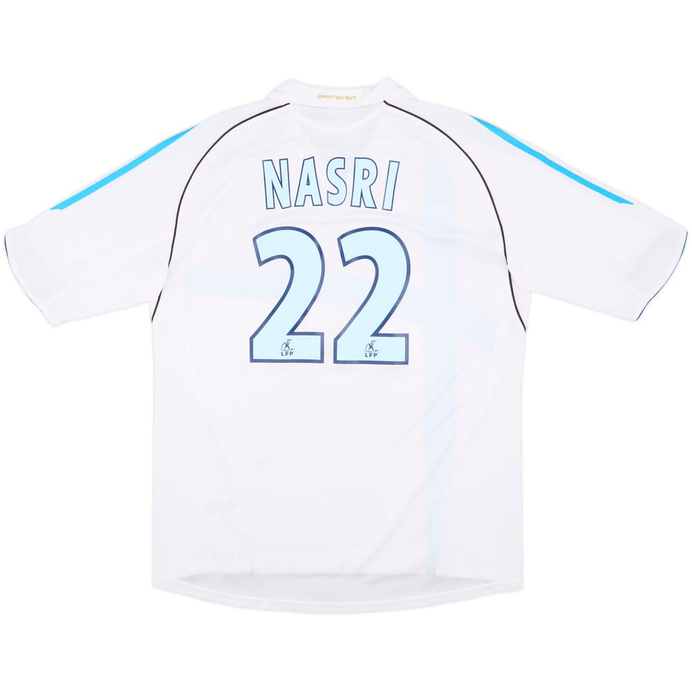 2005-06 Olympique Marseille Home Shirt Nasri #22 - 8/10 - (L)