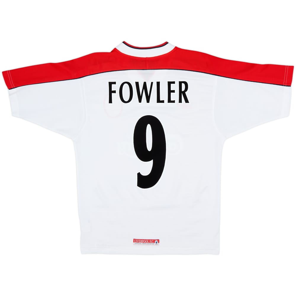 1998-99 Liverpool Away Shirt Fowler #9 - 8/10 - (XS)