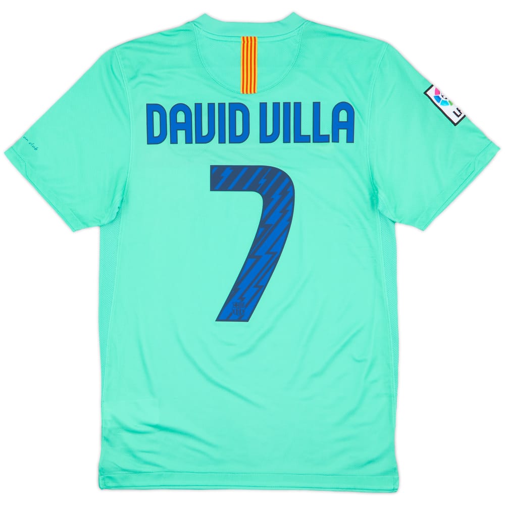 2010-11 Barcelona Away Shirt David Villa #7 - 10/10 - (S)