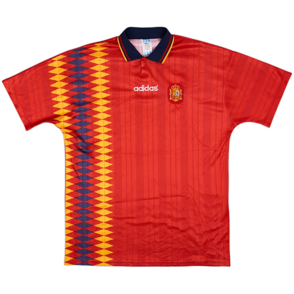 1994-96 Spain Home Shirt - 9/10 - (XL)