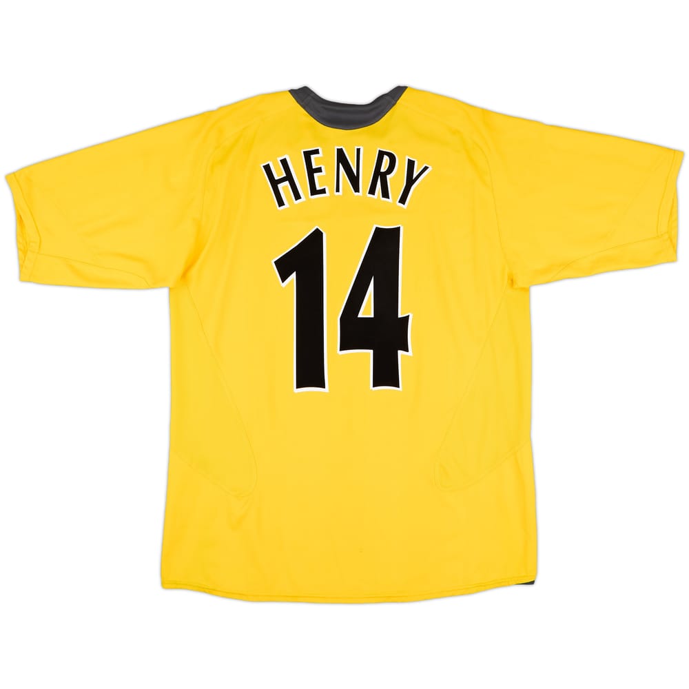 2005-06 Arsenal Away Shirt Henry #14 - 8/10 - (L)
