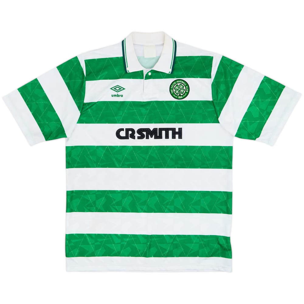 1989-91 Celtic Home Shirt - 9/10 - (L)