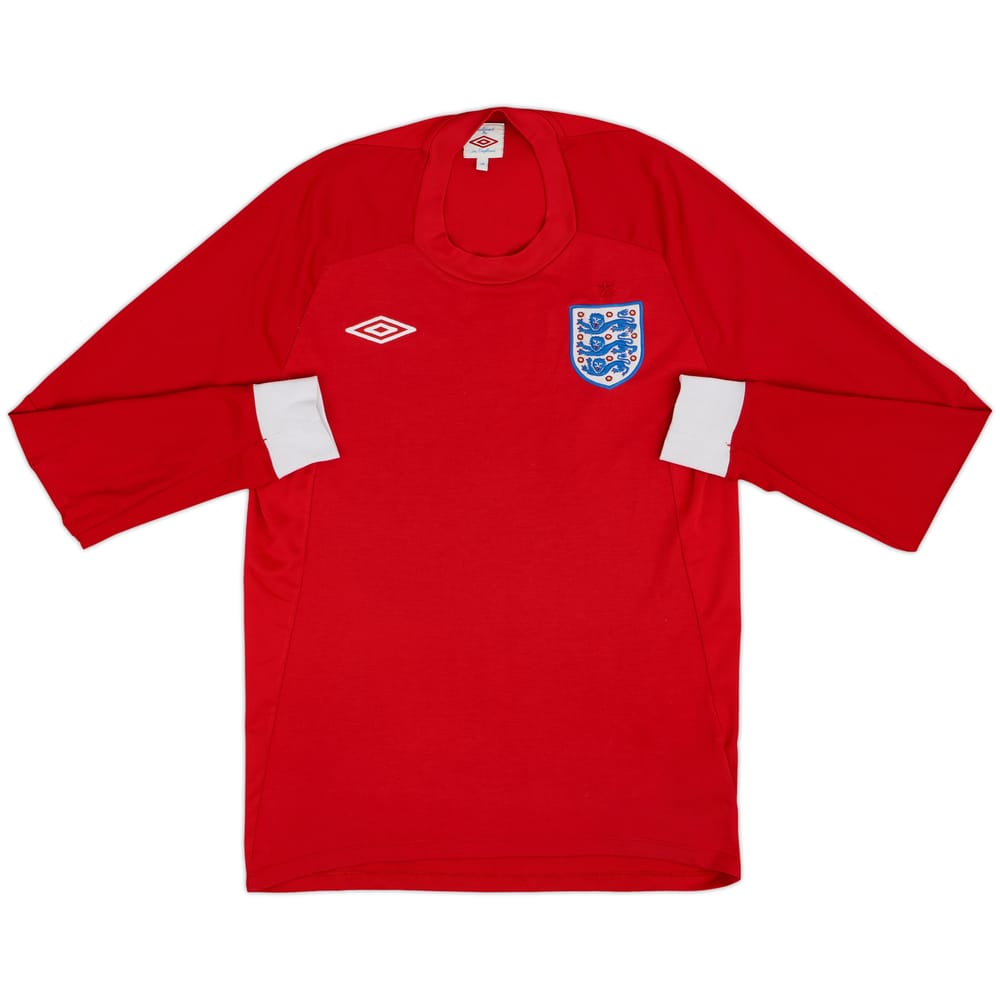 2010-11 England Away L/S Shirt - 9/10 - (M)