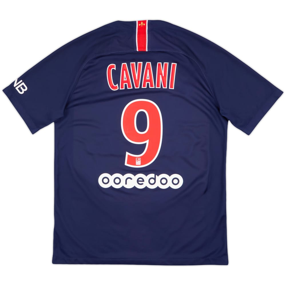 2018-19 Paris Saint-Germain Home Shirt Cavani #9 - 8/10 - (M)