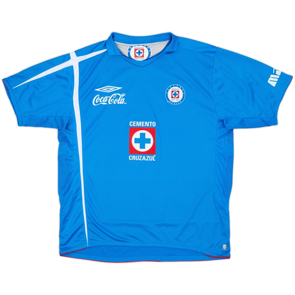 2006-08 Cruz Azul Home Shirt - 9/10 - (L)