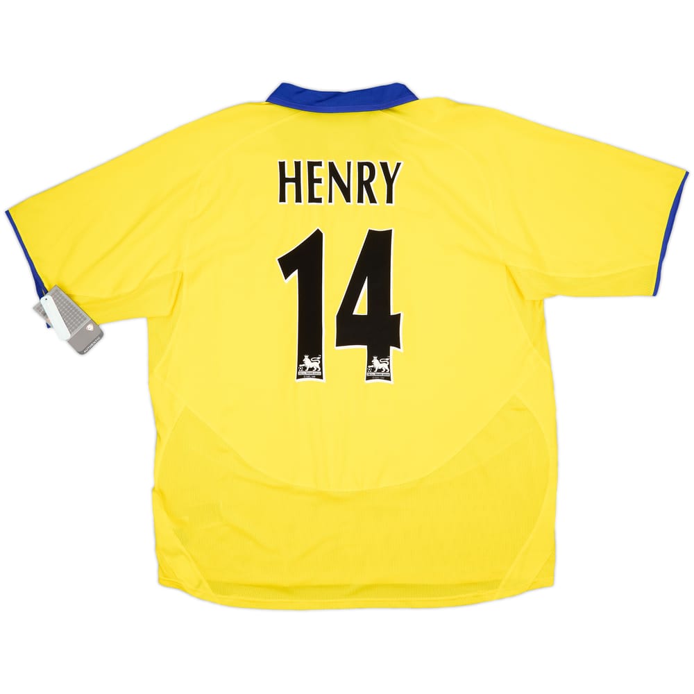 2003-05 Arsenal Away Shirt Henry #14 (XXL)