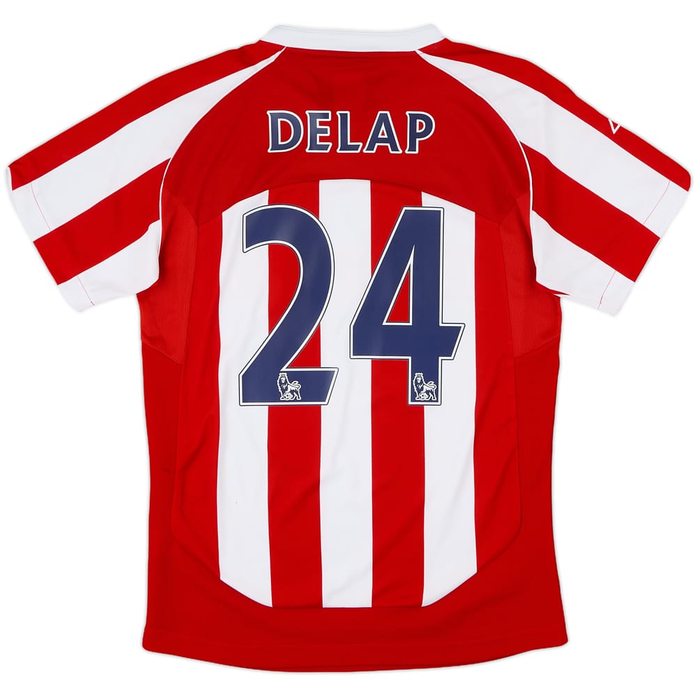 2009-10 Stoke City Home Shirt Delap #24 - 6/10 - (S)