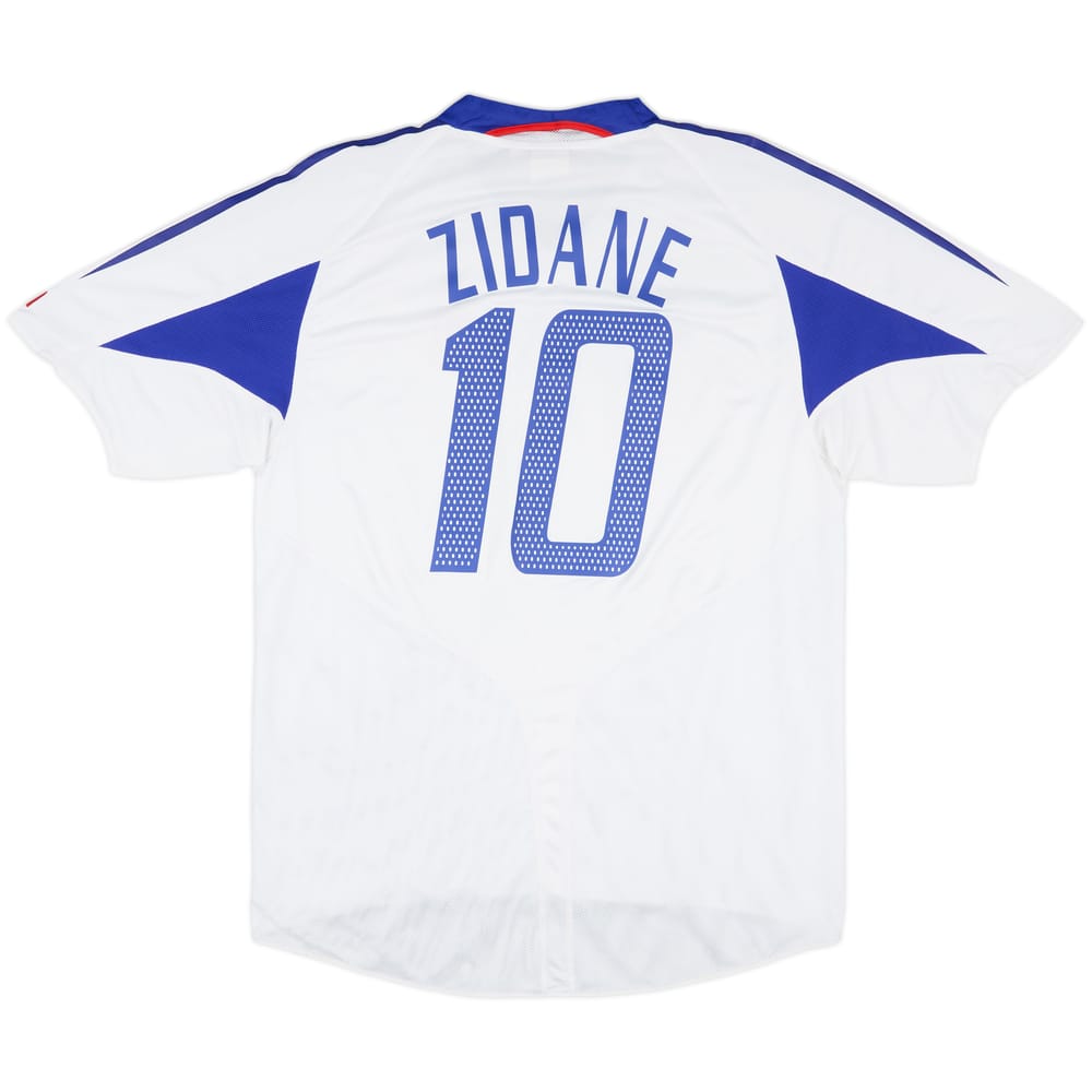 2004-06 France Away Shirt Zidane #10 - 8/10 - (XL)