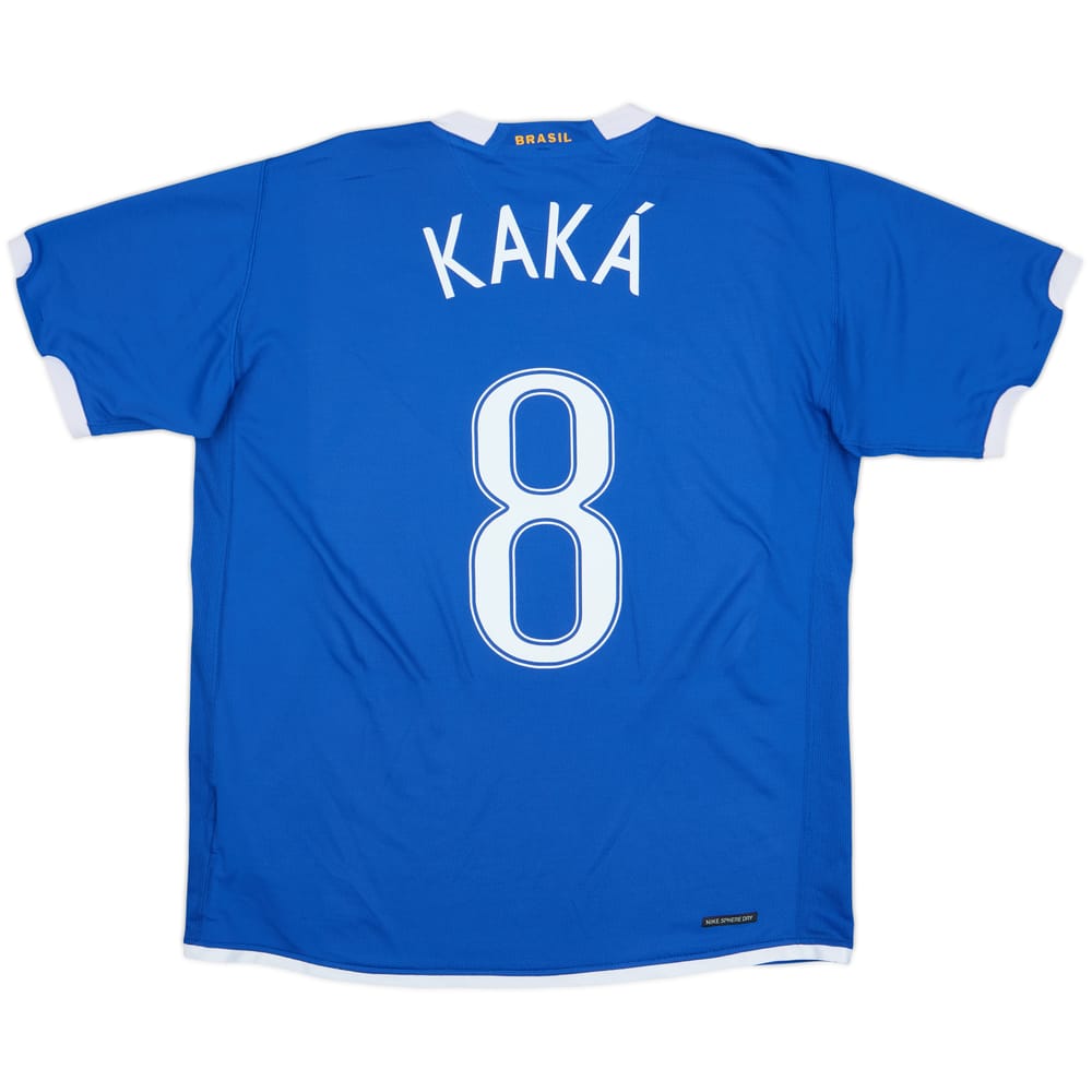 2006-07 Brazil Away Shirt Kaka #8 - 8/10 - (L)
