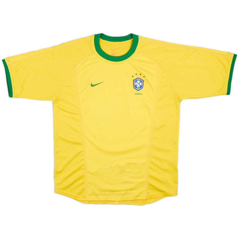 2000-02 Brazil Home Shirt - 5/10 - (XL.Boys)