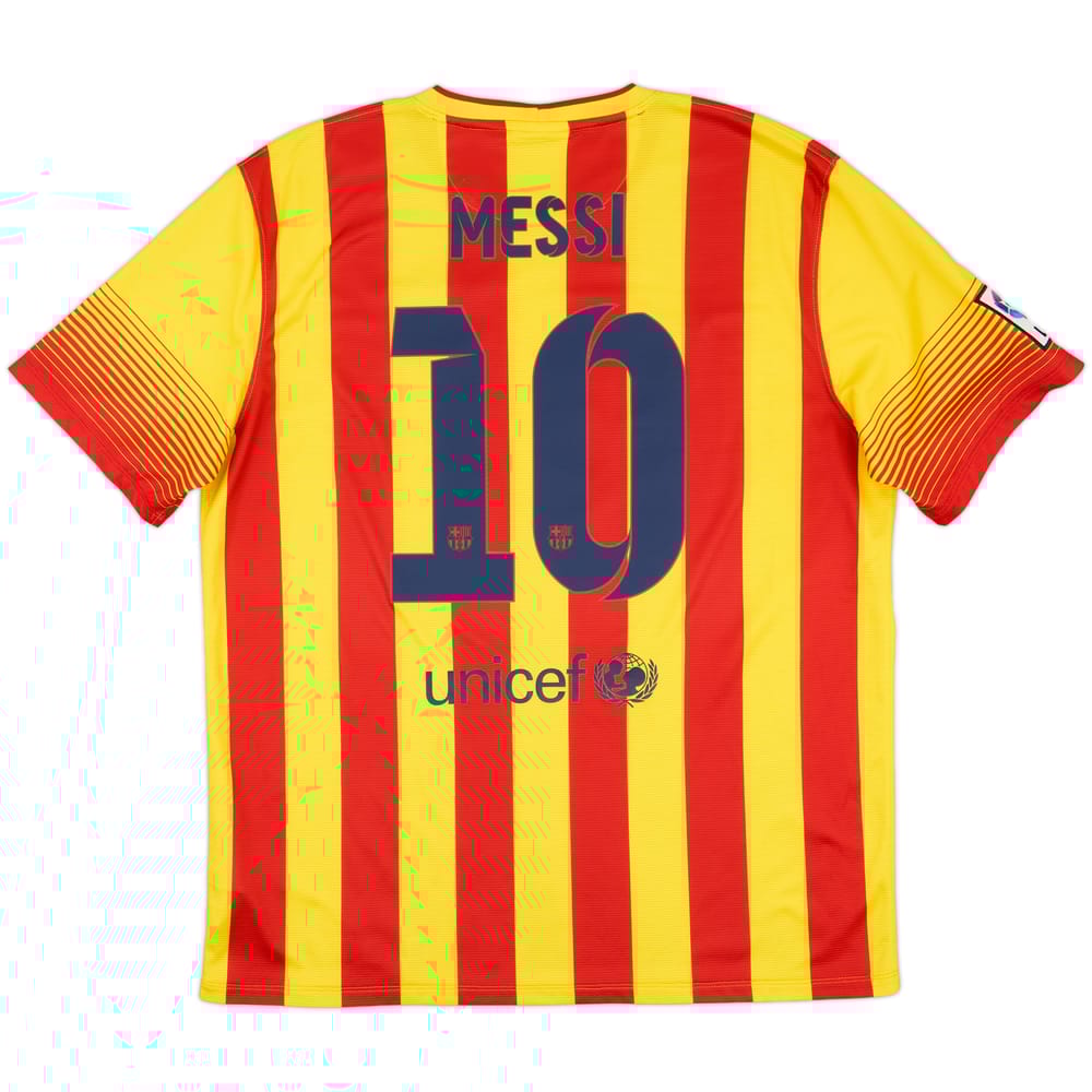 2013-15 Barcelona Away Shirt Messi #10 - 5/10 - (XL)