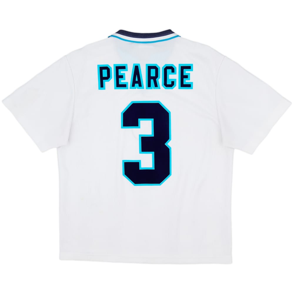 1995-97 England Home Shirt Pearce #3 - 7/10 - (L)