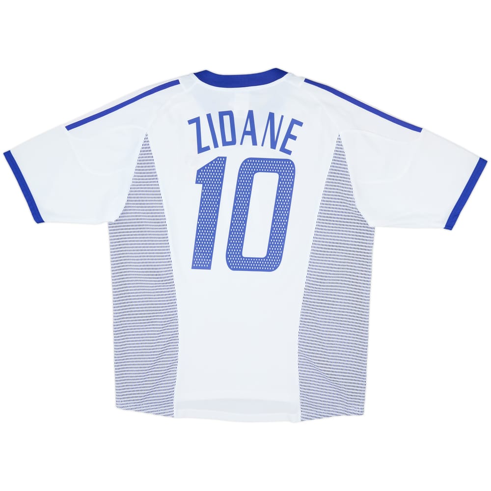 2002-04 France Away Shirt Zidane #10 - 9/10 - (L)