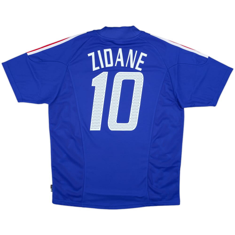 2002-04 France Home Shirt Zidane #10 (M)
