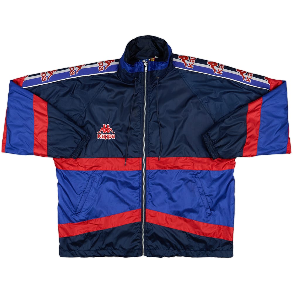 1995-97 Barcelona Kappa Hooded Rain Jacket - 10/10 - (XL)