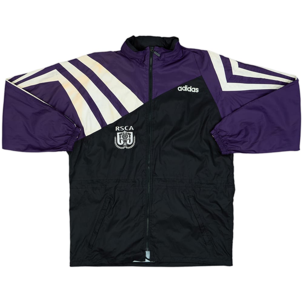 1994-95 Anderlecht adidas Hooded Rain Jacket - 5/10 - (M)