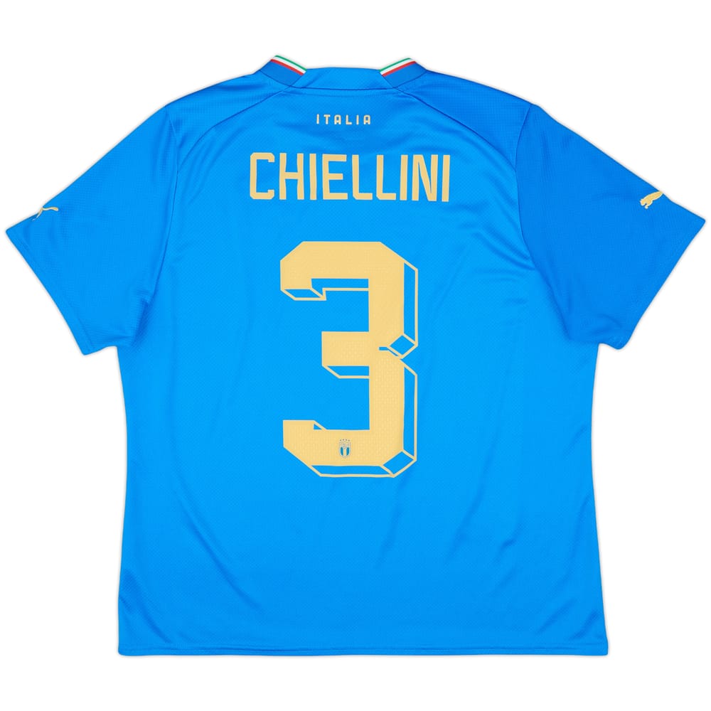 2022-23 Italy Home Shirt Chiellini #3 - 10/10 - (XL)