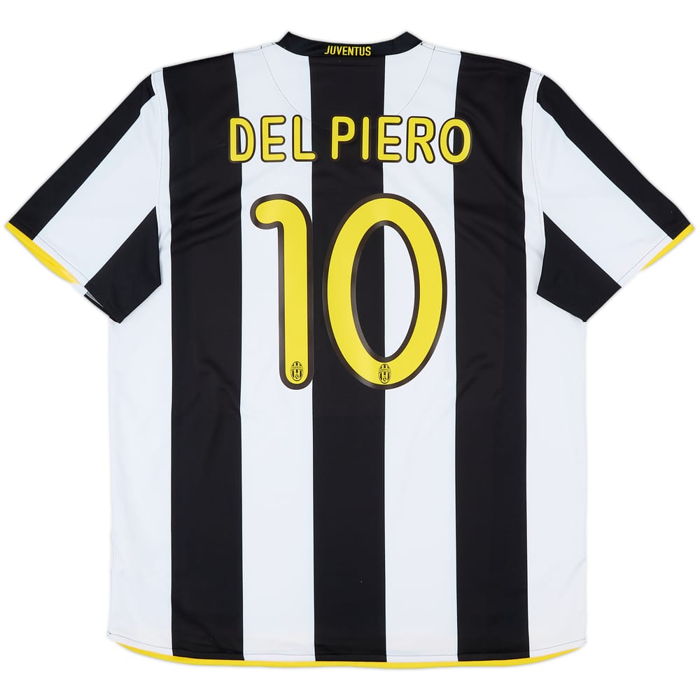 2008-09 Juventus Home Shirt Del Piero #10 - 8/10 - (XL)