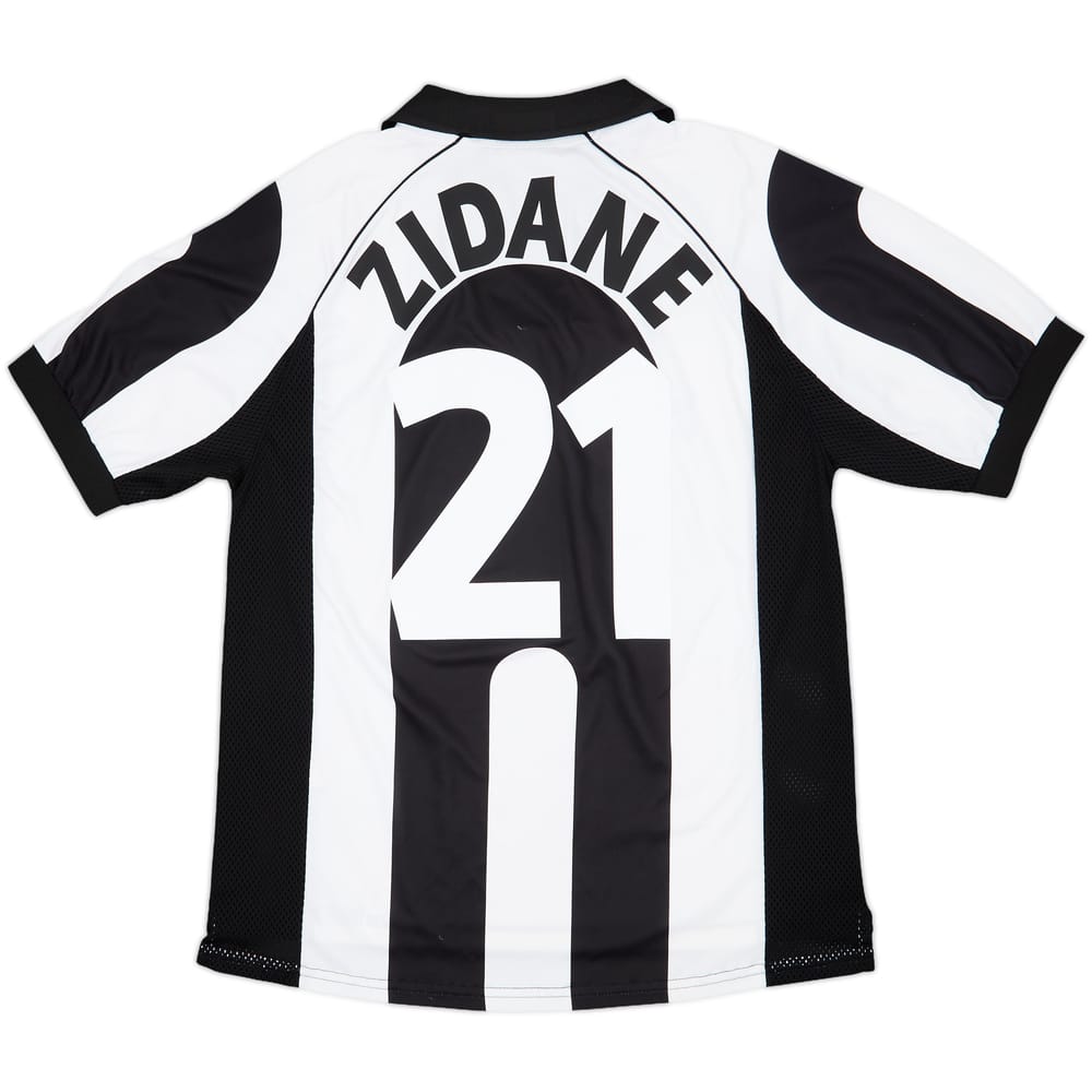 1997-98 Juventus Centenary Home Shirt Zidane #21 - 8/10 - (L)