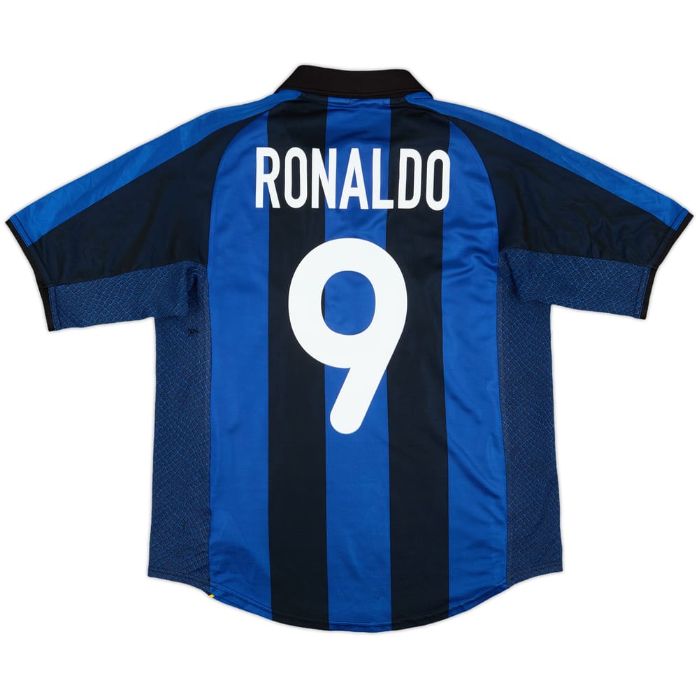 2001-02 Inter Milan Home Shirt Ronaldo #9 - 5/10 - (M)