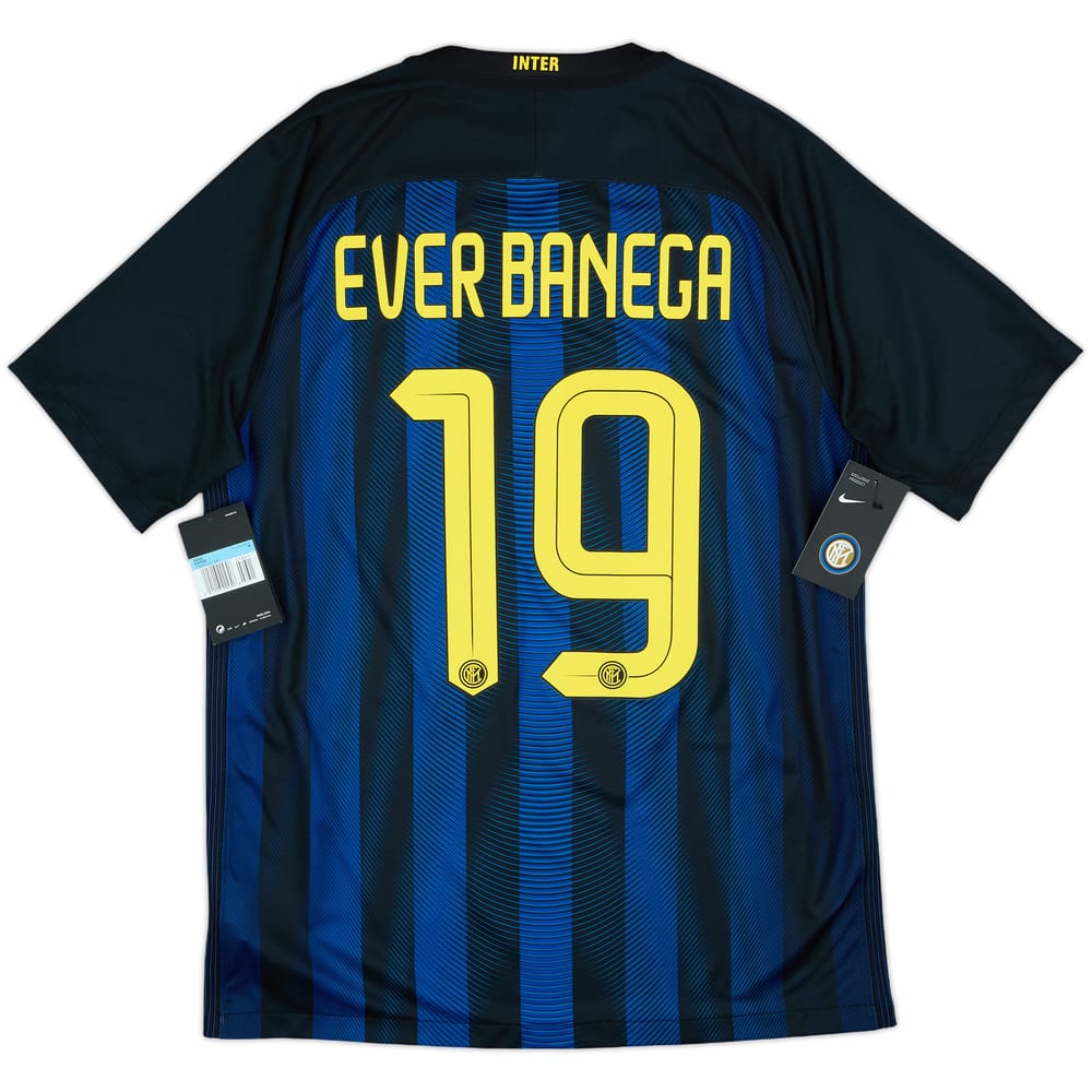 2016-17 Inter Milan Home Shirt Banega #19 (M)