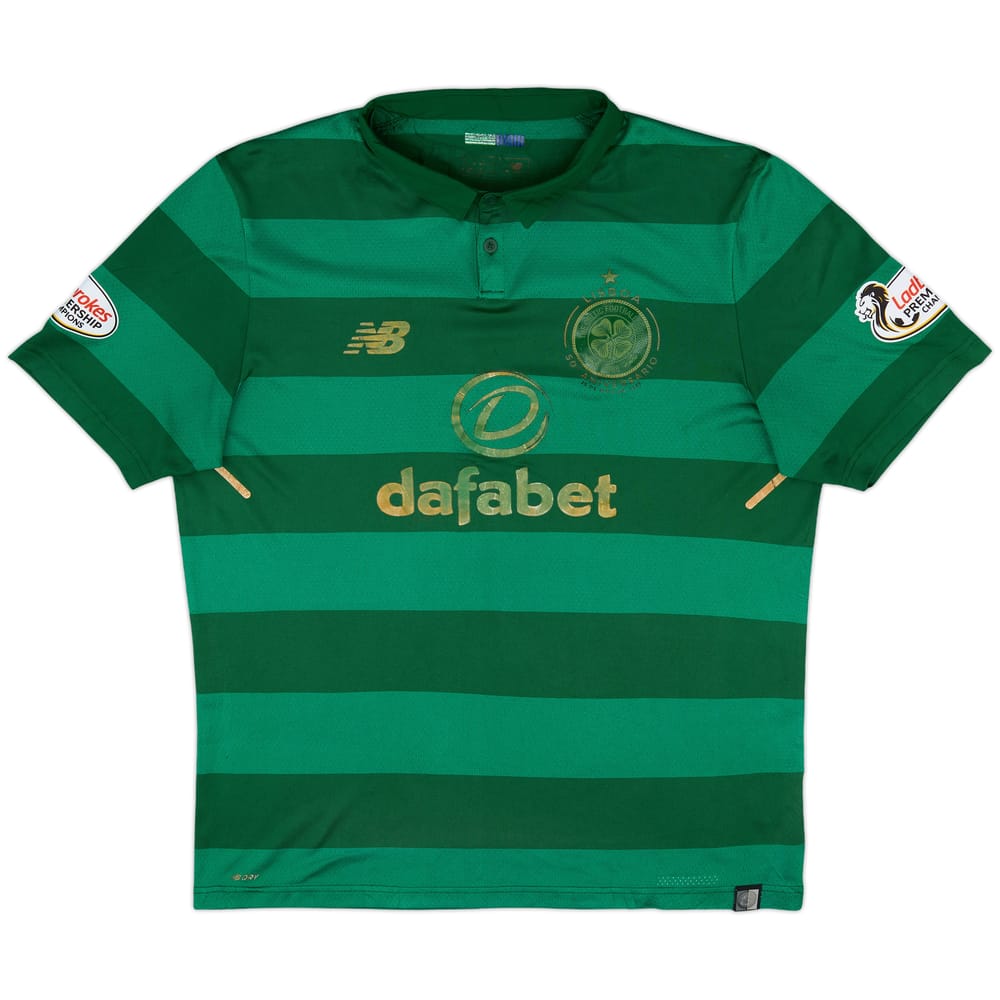 2017-18 Celtic 'Lisbon Lions 50th Anniversary' Away Shirt - 4/10 - (L)