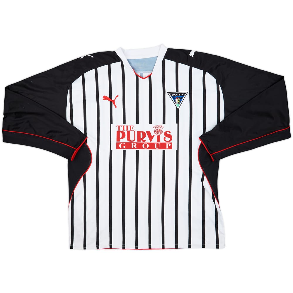 2009-10 Dunfermline Home L/S Shirt - 6/10 - (XL)