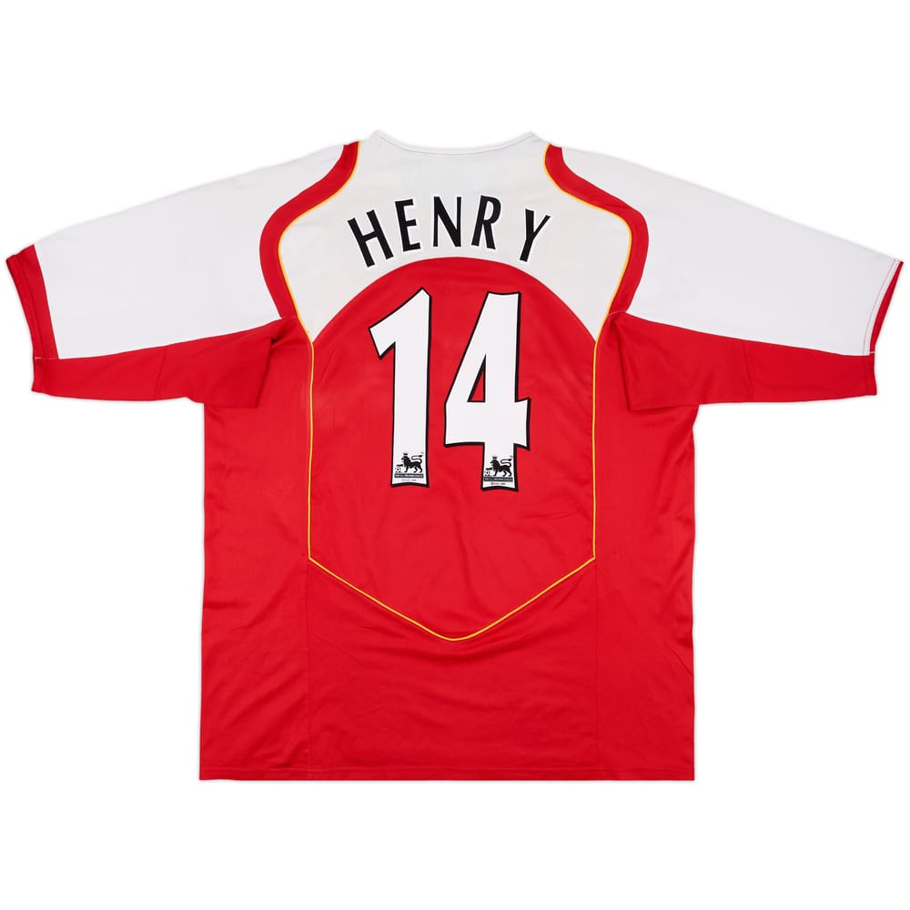 2004-05 Arsenal Home Shirt Henry #14 - 7/10 - (XXL)