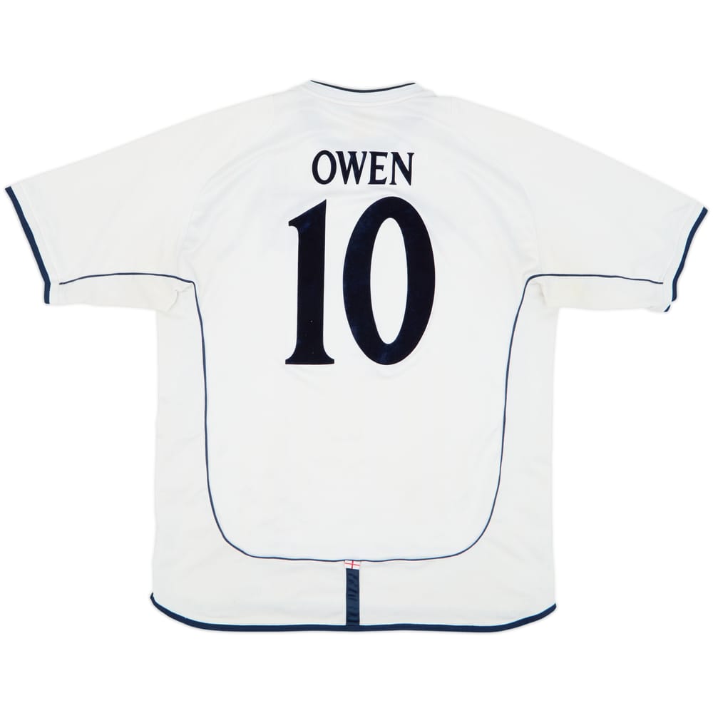 Camiseta de local de Inglaterra 2001-03 Owen #10 - 5/10 - (XL)