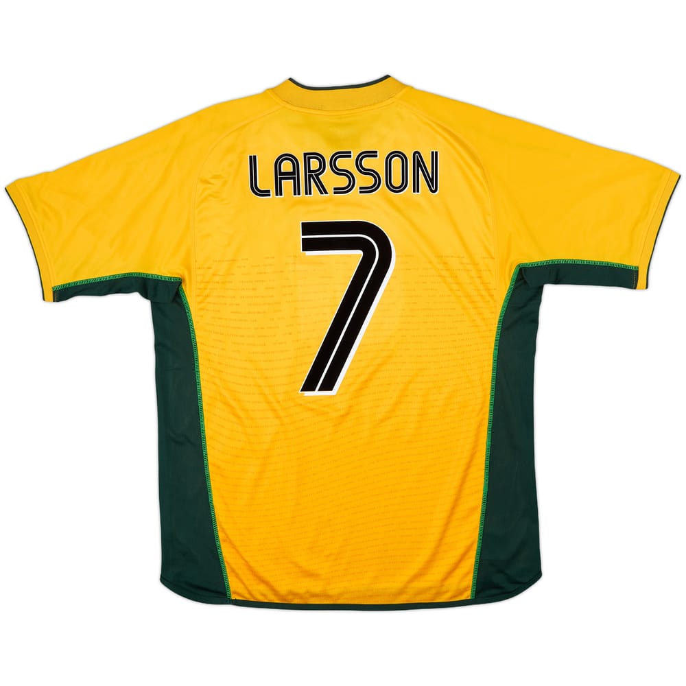 2002-03 Celtic Away Shirt Larsson #7 - 8/10 - (L)