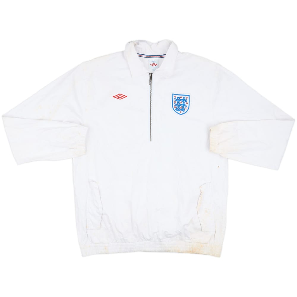 2010-11 England Umbro 1/2 Zip Drill Top - 4/10 - (XL)