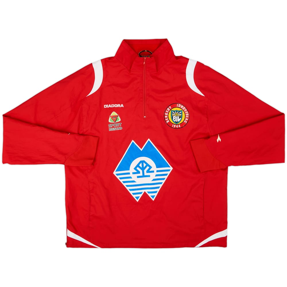 2015-16 Bergsoy Idrettslag Diadora 1/4 Zip Drill Top - 9/10 - (L)