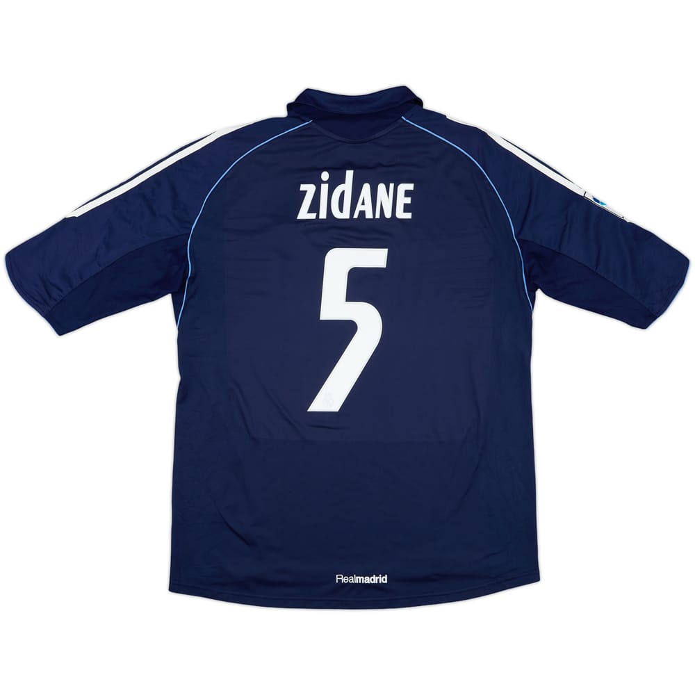 2005-06 Real Madrid Away Shirt Zidane #5 - 8/10 - (L)