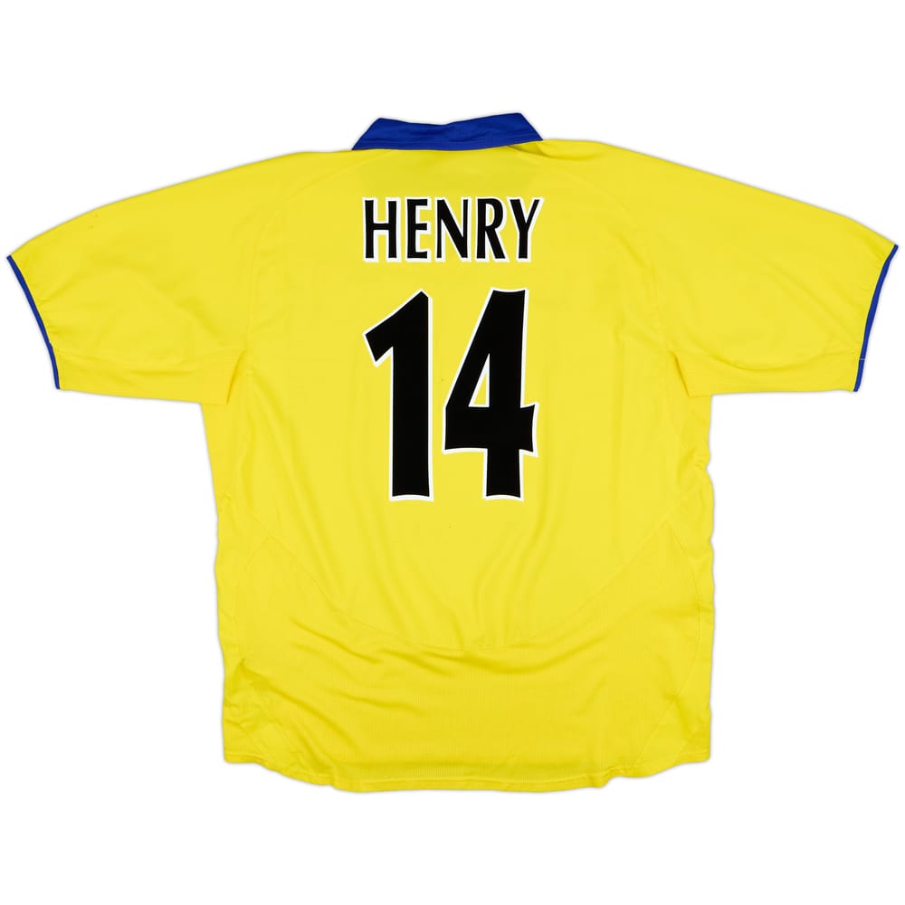 2003-05 Arsenal Away Shirt Henry #14 - 6/10 - (XL)