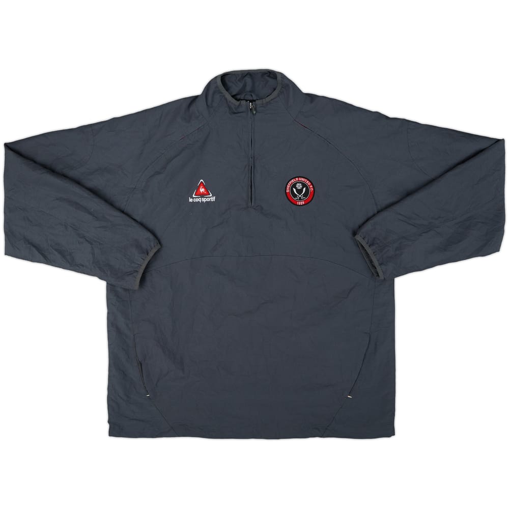 2006-07 Sheffield United Le Coq Sportif 1/4 Zip Sweat Top - 7/10 - (M)