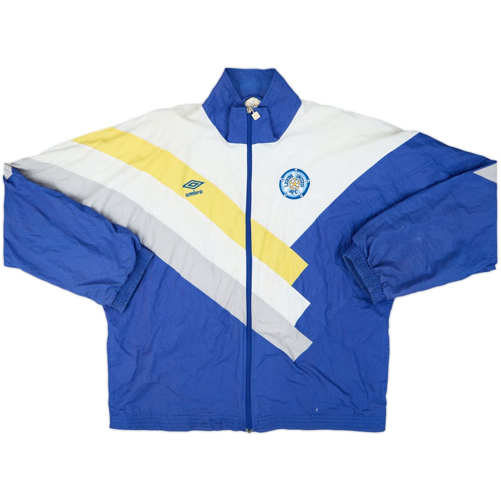 1990-91 Leeds United Umbro Track Jacket - 8/10 - (XL)