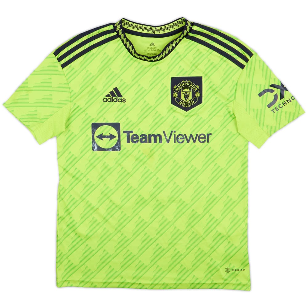 2022-23 Manchester United Third Shirt Antony #21 - 4/10 - (L.Boys)