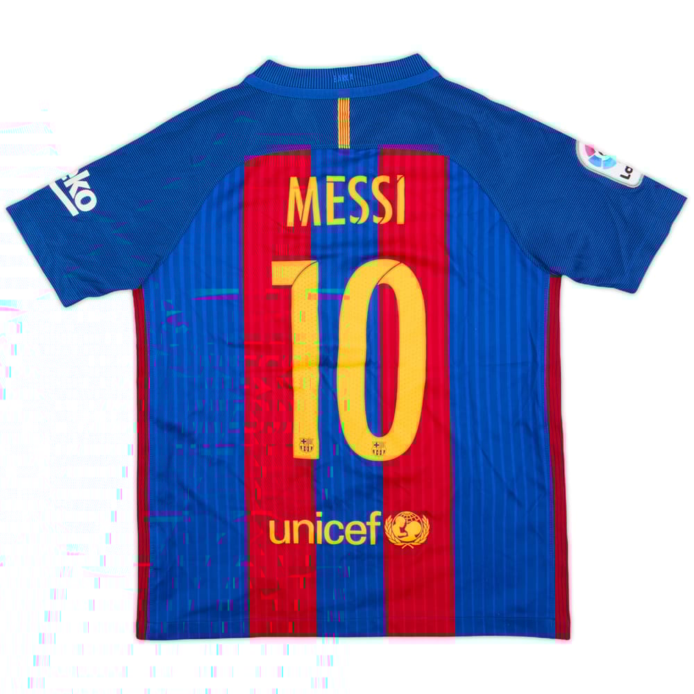 2016-17 Barcelona Home Shirt Messi #10 - 8/10 - (M.Boys)