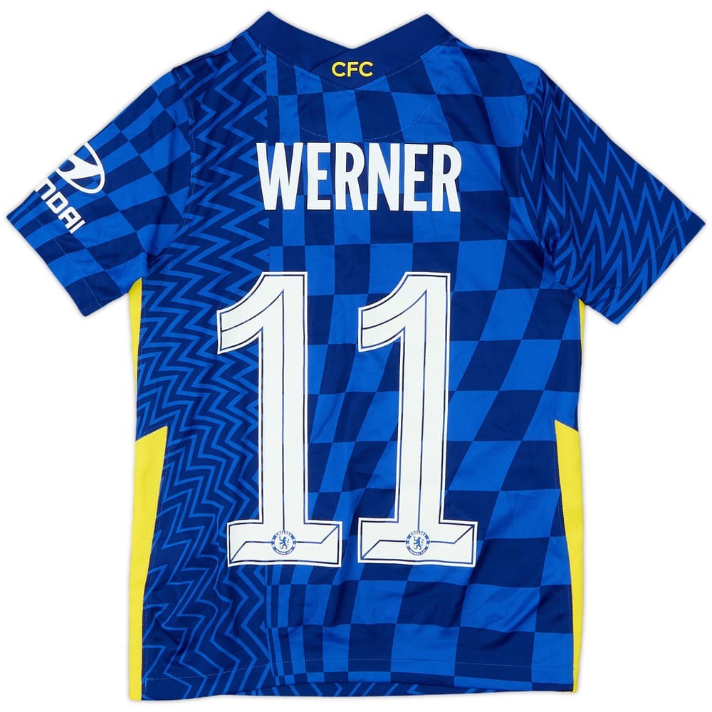 2022-23 Chelsea Home Shirt Werner #11 - 9/10 - (M.Boys)