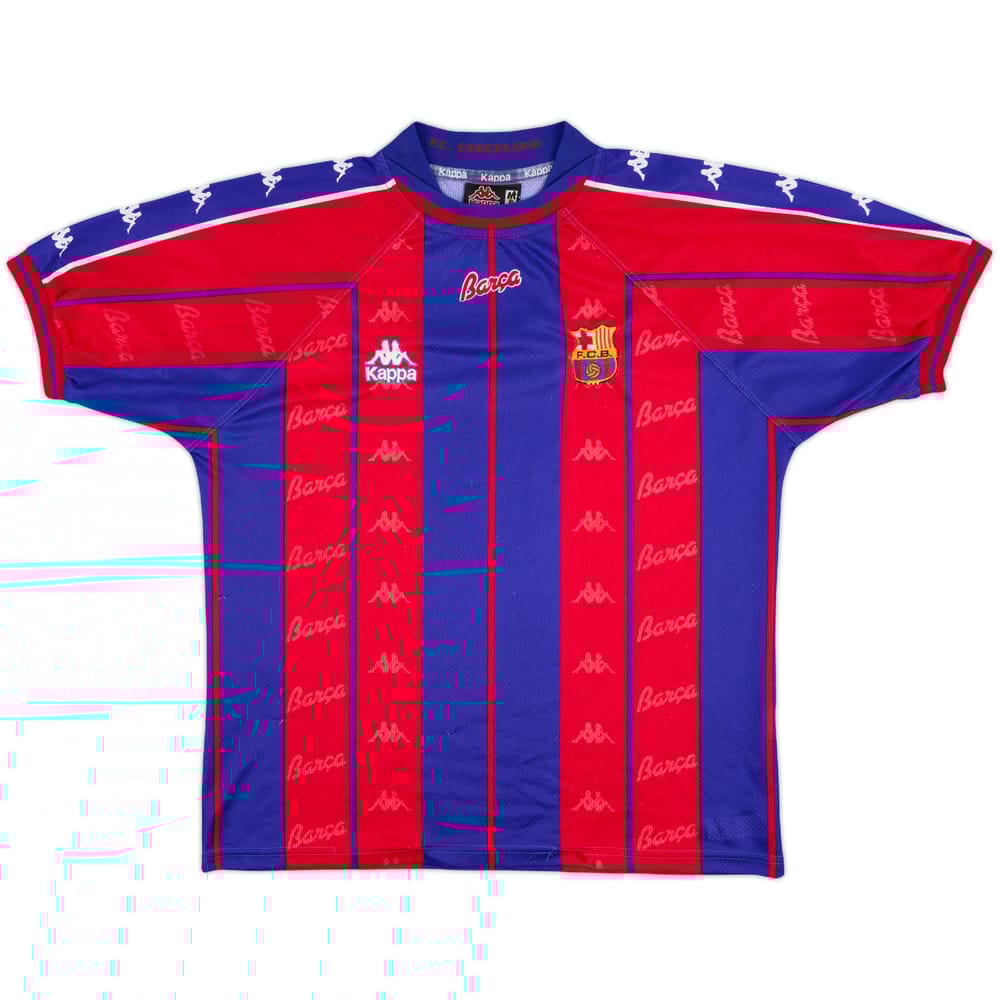 1997-98 Barcelona Home Shirt - 8/10 - (M)