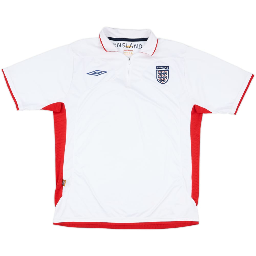 2005-06 England Umbro Polo Shirt - 5/10 - (L)