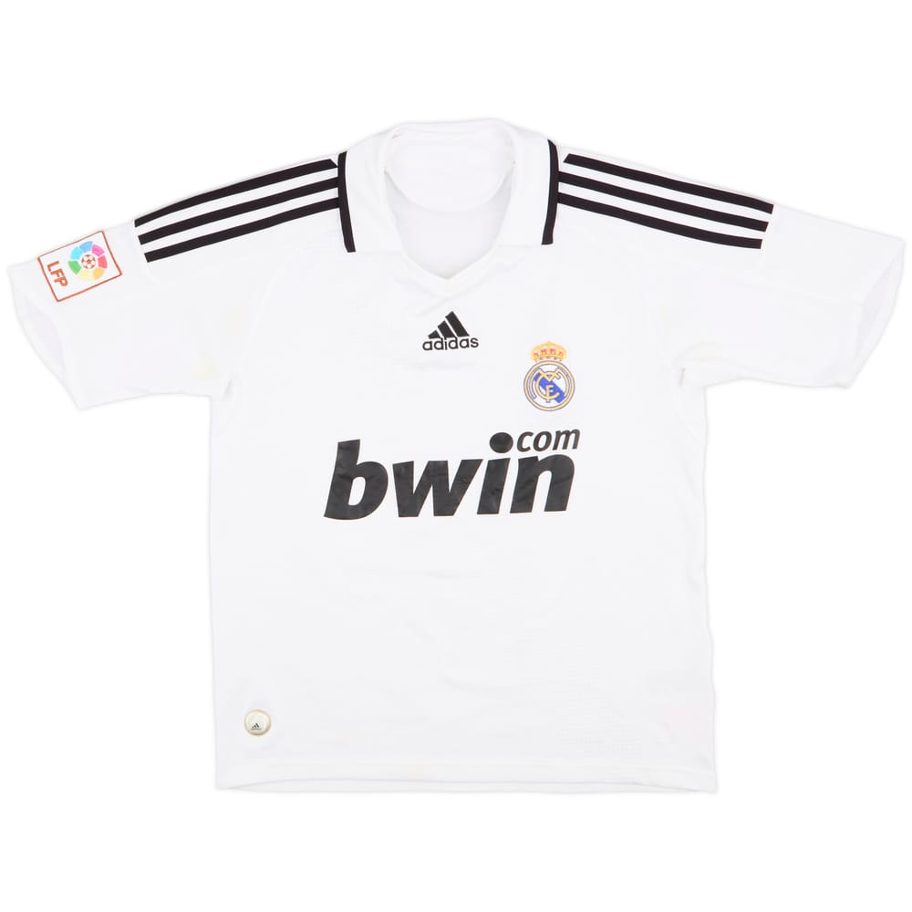 2008-09 Real Madrid Home Shirt - 6/10 - (L.Boys)
