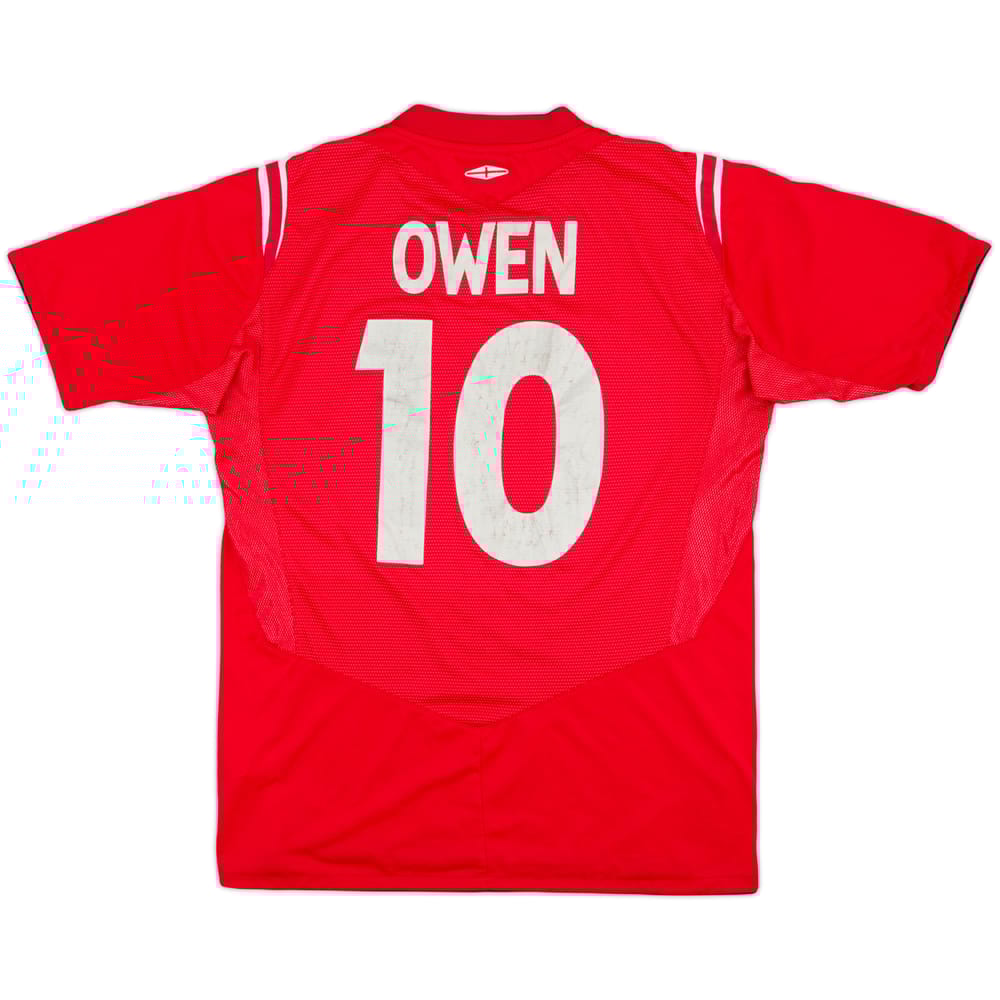 2004-06 England Away Shirt Owen #10 - 5/10 - (M)