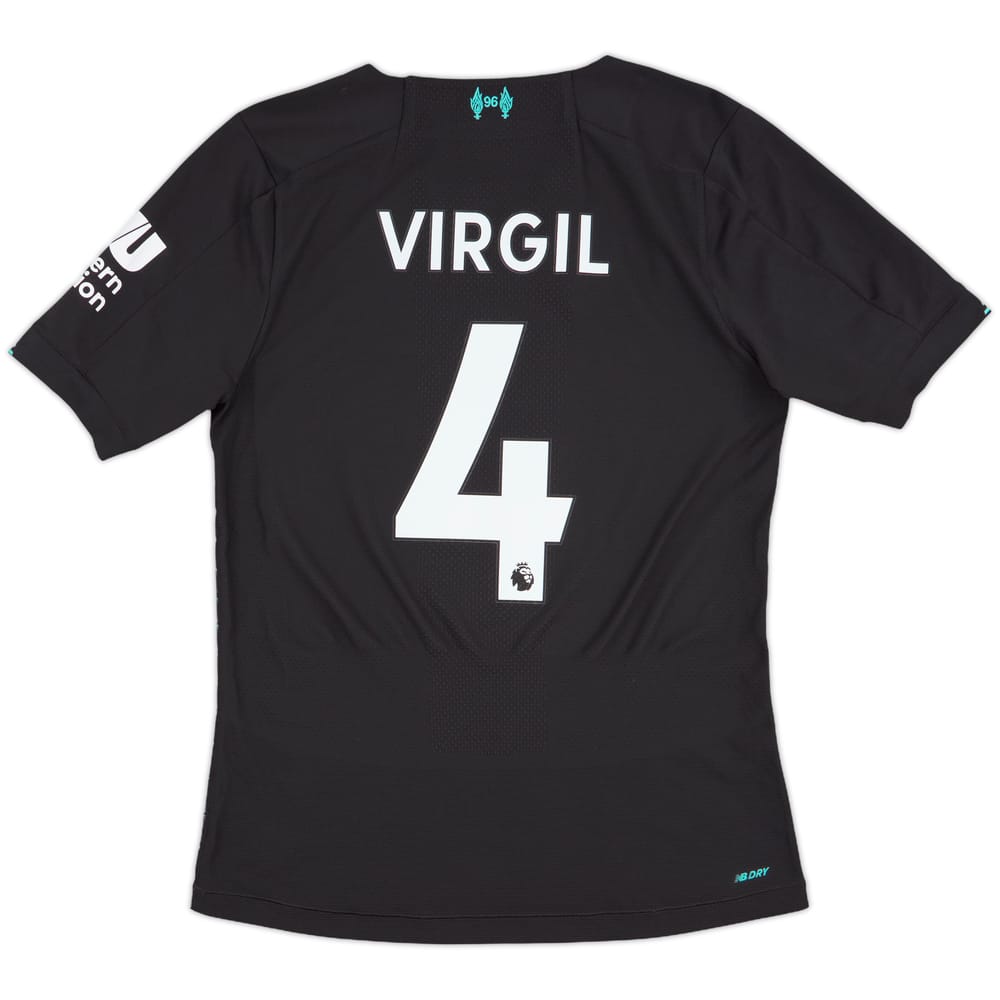 2019-20 Liverpool Authentic Third Shirt Virgil #4 - 10/10 - (M)