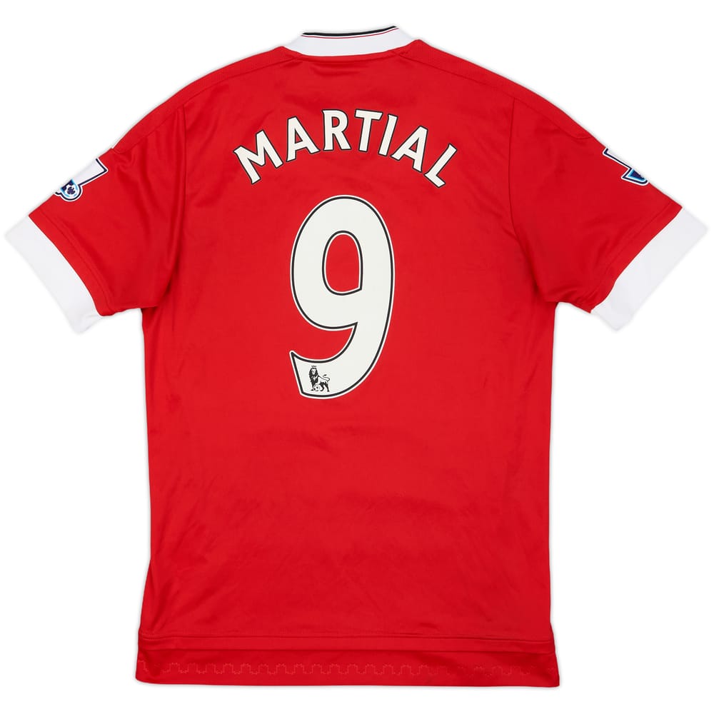 2015-16 Manchester United Home Shirt Martial #9 - 7/10 - (S)