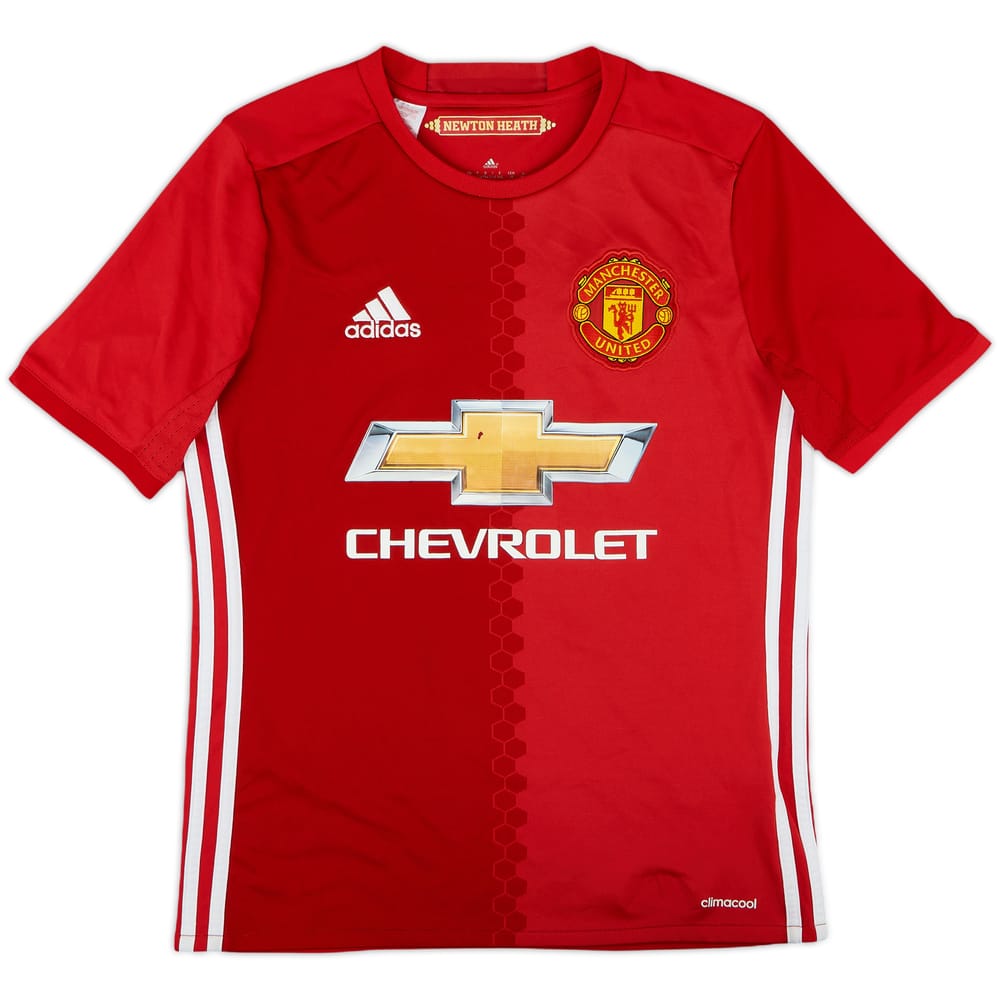 2016-17 Manchester United Home Shirt - 5/10 - (L.Boys)