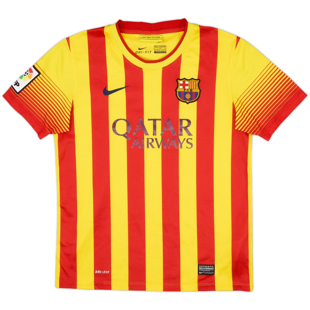 2013-15 Barcelona Away Shirt - 6/10 - (L.Boys)