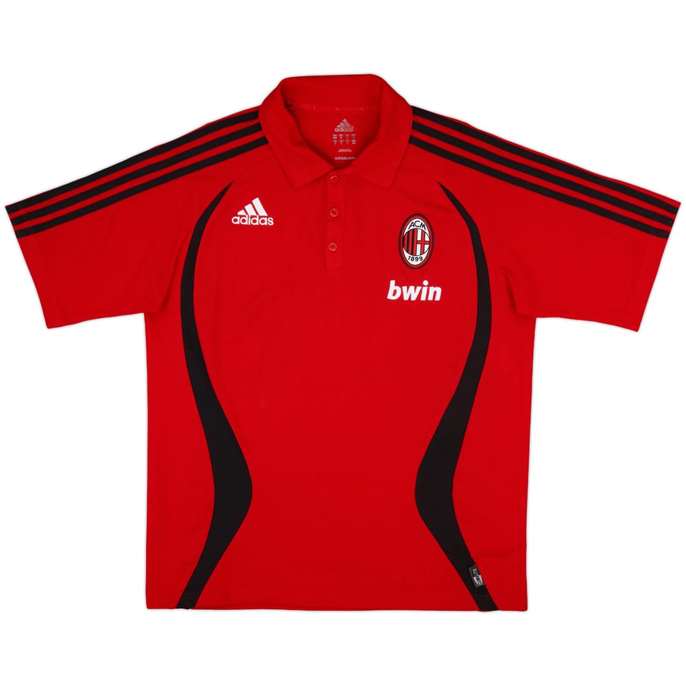 2006-07 AC Milan adidas Polo Shirt - 10/10 - (M/L)