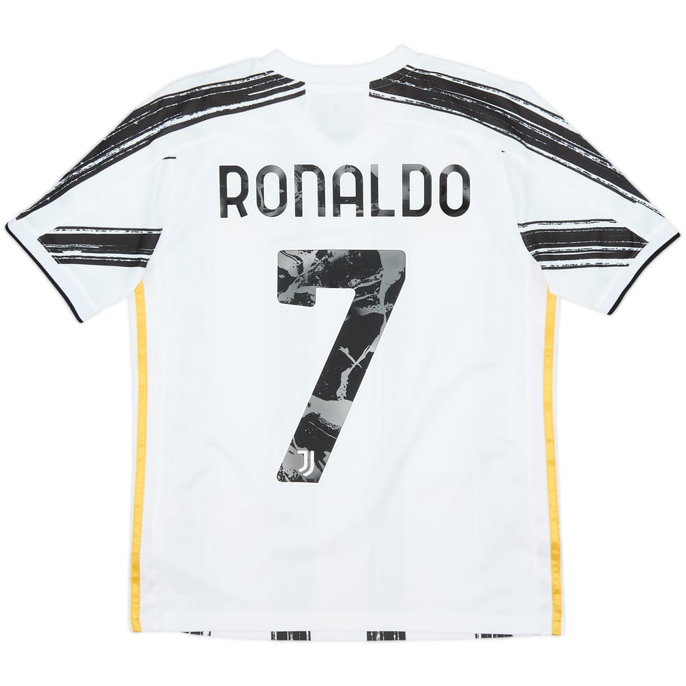 2020-21 Juventus Home Shirt Ronaldo #7 - 8/10 - (L.Boys)
