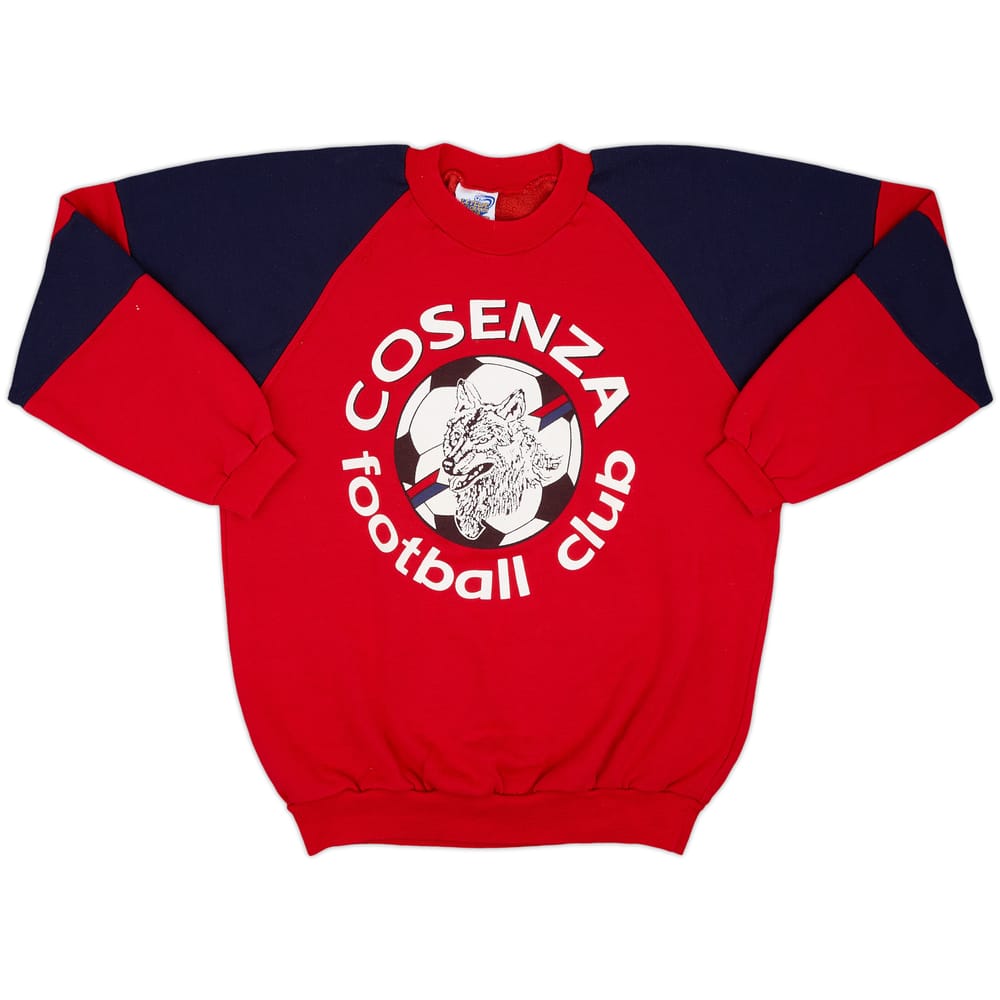 1990-91 Cosenza Le Felpe Dei Grandi Club Sweat Top - 8/10 - (L)